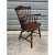 Farmhouse Pair of Vintage Hitchcock Style Solid Wood Windsor Open Armchairs. For Sale - Image 3 of 12