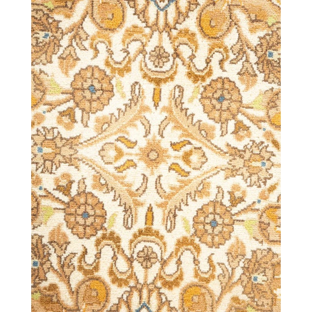 Traditional Mogul, One-of-a-Kind Hand-Knotted Area Rug - Ivory, 8' 1" x 10' 8" For Sale - Image 3 of 8