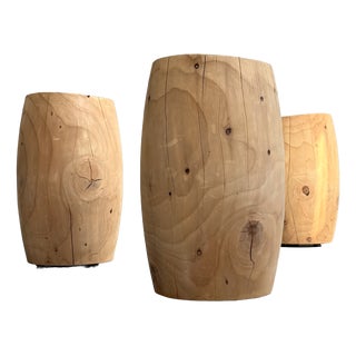 Fiji Stool by Terry Dwan for Riva, 1920, Set of 3 For Sale