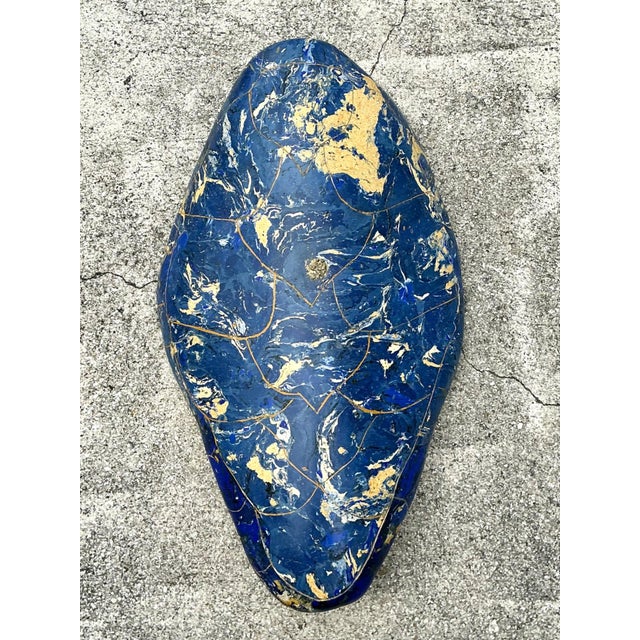 Early 21st Century Vintage Italian Scagliola Pigmented Plaster Turtle Shell For Sale - Image 5 of 18