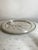 Elegant serving tray for meat 16' long 12' wide very stable footed tray, silver on Cooper in good vintage conditions just...