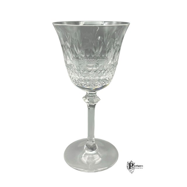 Mikasa Vintage Mikasa Trianon Collection Hollywood Regency Style Crystal Wine Glassware - Set of 8 For Sale - Image 4 of 6