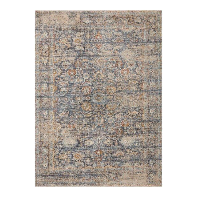 Angela Rose x Loloi Blake Rug Navy / Multi 11'-6" x 15'-7" Area Rug For Sale