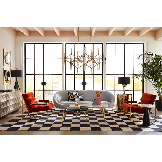 Channeled Goldfinger Lounge Chair, Pear For Sale - Image 10 of 11
