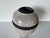 1980s Vintage Black and White Crackled Glazed Studio Pottery Vase For Sale - Image 9 of 9