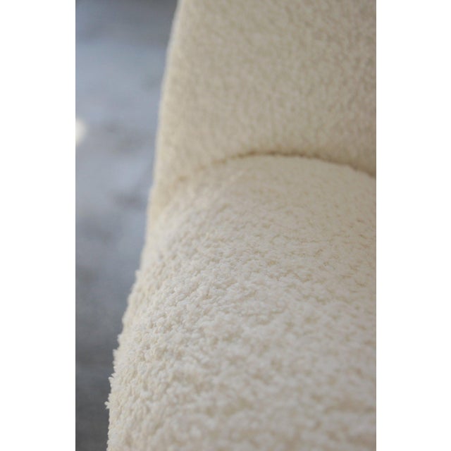 Metal Lounge Chair with Boucle Fabric by Fritz Neth for Correcta, 1950s For Sale - Image 7 of 10