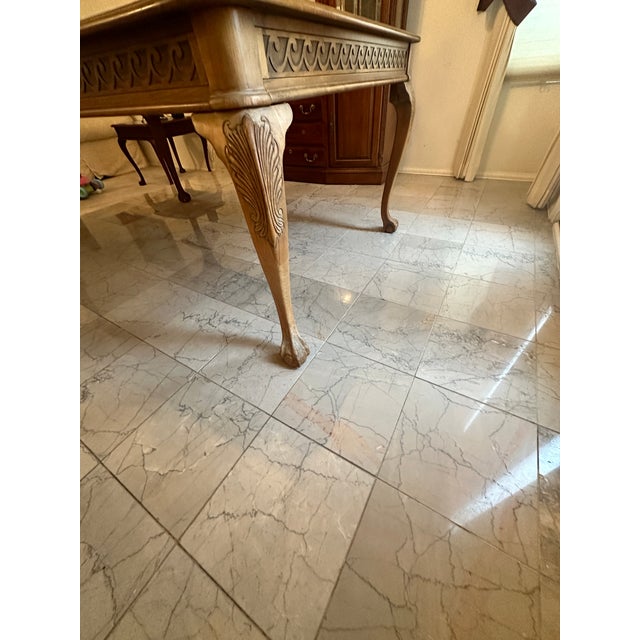 Wood Cherry Dining Table For Sale - Image 7 of 8