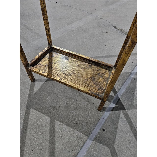 1970’s Hollywood Regency Gold Braided Gilt Iron Towel Rack For Sale - Image 14 of 17