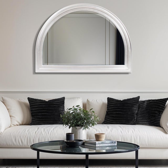 George Arched Mirror Silver For Sale - Image 9 of 9