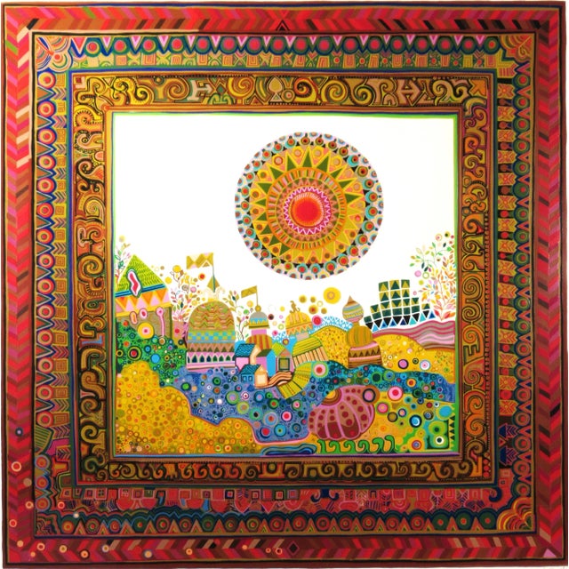 1970s Juan Romero Fernandez, Magical City, 1979 For Sale - Image 5 of 13