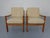 Beige Set of Danish Teak Senator Lounge Chairs by Ole Wanscher for Poul Jeppesen, 1960s For Sale - Image 8 of 18