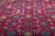 Geometric Bijar Dark Red Rug with Border and Medallion For Sale - Image 5 of 9