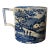 Antique Early 19th Century English George III Staffordshire Pearlware Blue & White Pottery Porter's Tankard Mug Circa 1820 For Sale