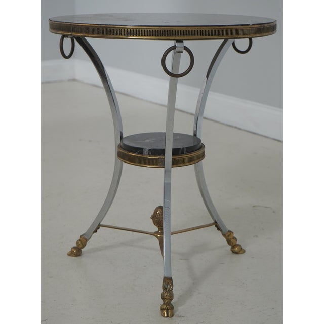 Age: Approx: 50 Years Old Details: Steel Base w. Brass Trim Condition: Excellent Condition - Minor Signs Of Light...