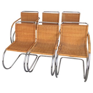 Mies Van Der Rohe Mr Chrome Armless Chair For Sale
