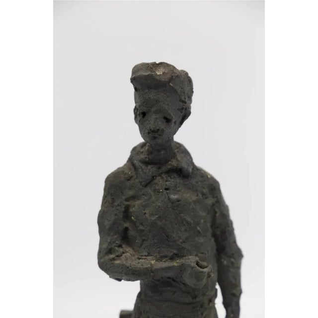 Gray Renato Bassoli, Soldier Sculpture, 1955, Stone For Sale - Image 8 of 10