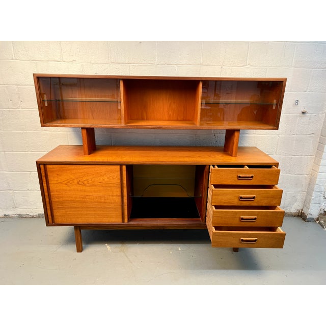 Mid-Century Modern Mid 20th Century Modern Teak Sideboard With Topper by R. S. Associates For Sale - Image 3 of 14