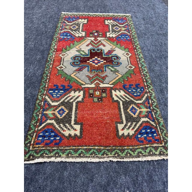 Turkish Yastik Rug 1'8" x 3'4" #24034 Explore a curated collection of hallway runners, wool rugs, and handmade...