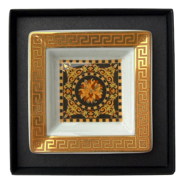 Mini Barocco Ashtray by Versace for Rosenthal, 2003 For Sale