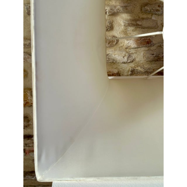 Metal Vintage Acrylic Glass and Brass Floor Lamp from Maison Roméo, 1970s For Sale - Image 7 of 18