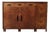 Vintage Rationalist Wooden Corner Sideboard, 1940s, Set of 2 For Sale