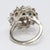 Flower Shaped 18k White Gold Diamond Ring - Size 5.75 For Sale - Image 4 of 8