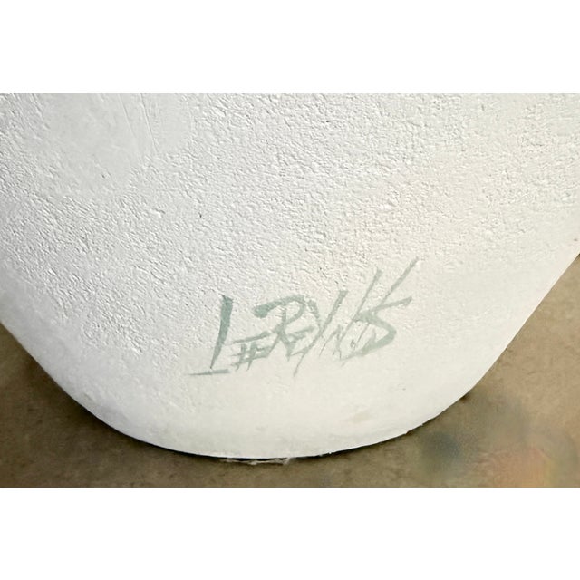 Large 1980's Plaster Table Lamp by Lee Reynolds For Sale In Miami - Image 6 of 12