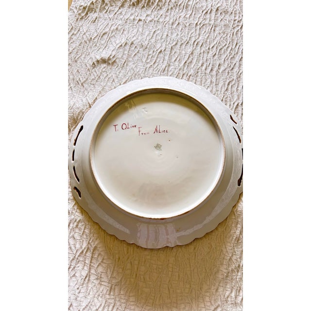 Art Nouveau Late 18th Century Charles Field Haviland Limoges Plate For Sale - Image 3 of 5