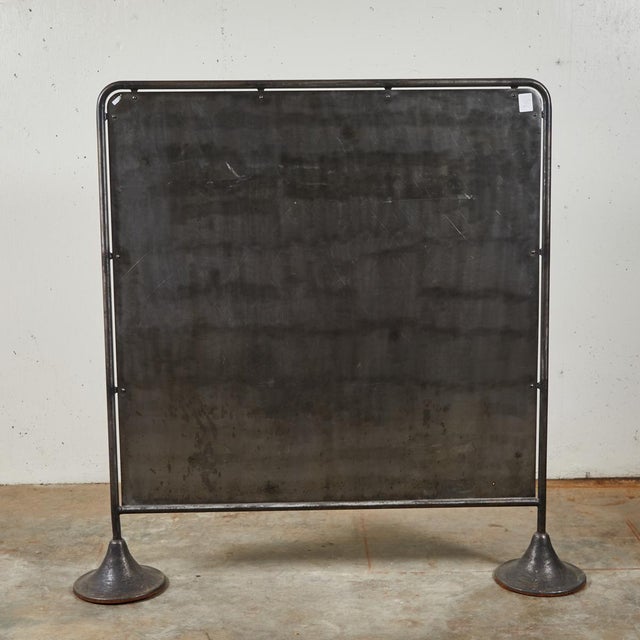 MidCentury Industrial Metal Screen Chairish