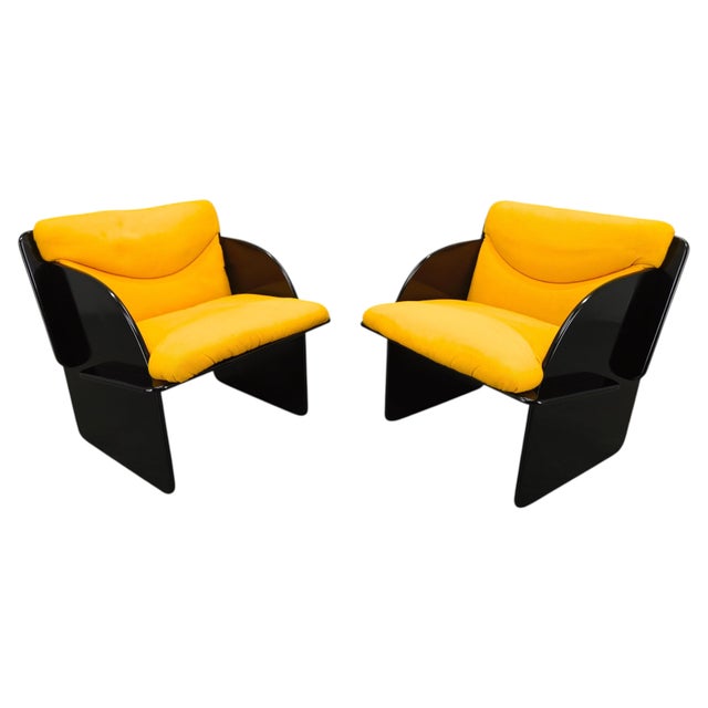 Italian Space Age Lounge Chairs, 1970s, Set of 2 For Sale - Image 18 of 18