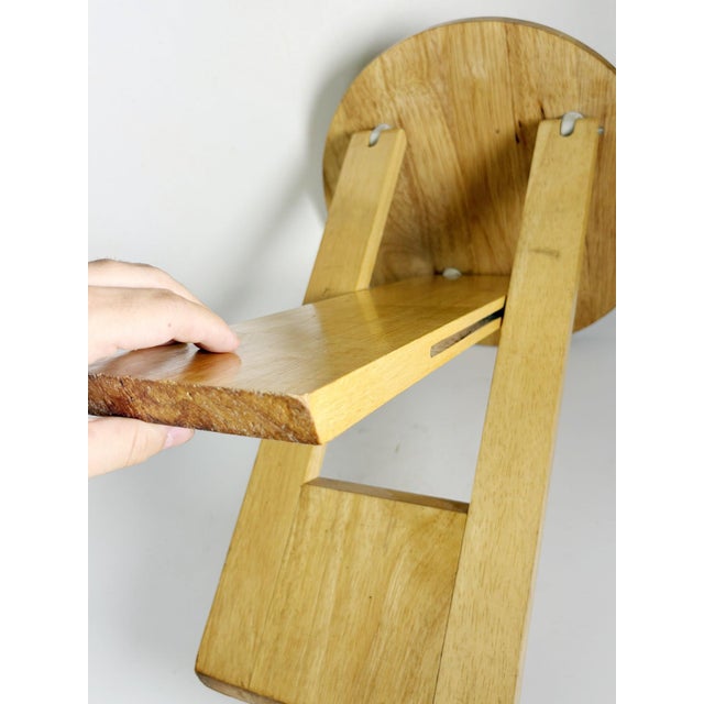 Wooden Stool from Roger Tallon, France, 1970 For Sale - Image 16 of 18