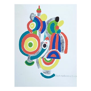 Sonia Delaunay, Portuguese Toys 1970, Lithograph For Sale