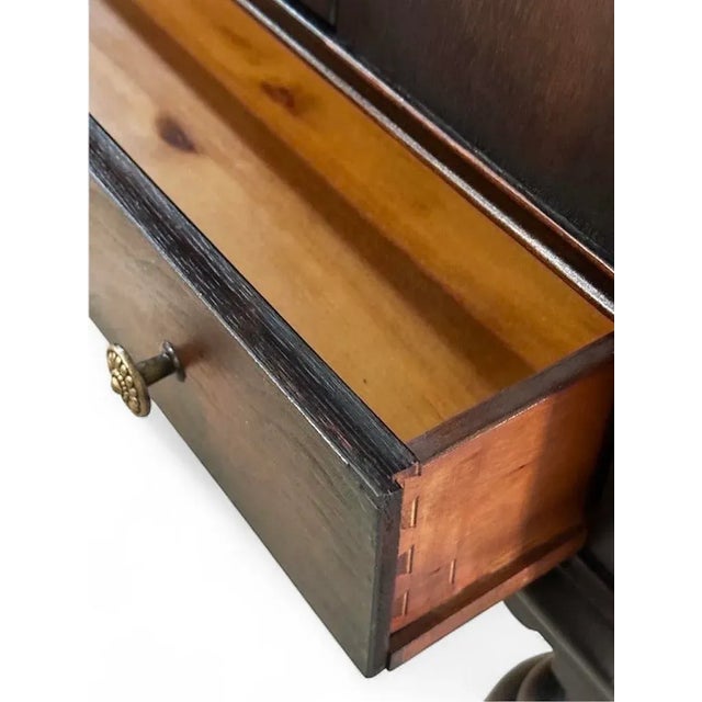 Late 19th Century Antique Jacobean China Cabinet. Bedroom Storage. Kitchen Cupboard. Bathroom Linen Closet. Office Display. For Sale - Image 5 of 10