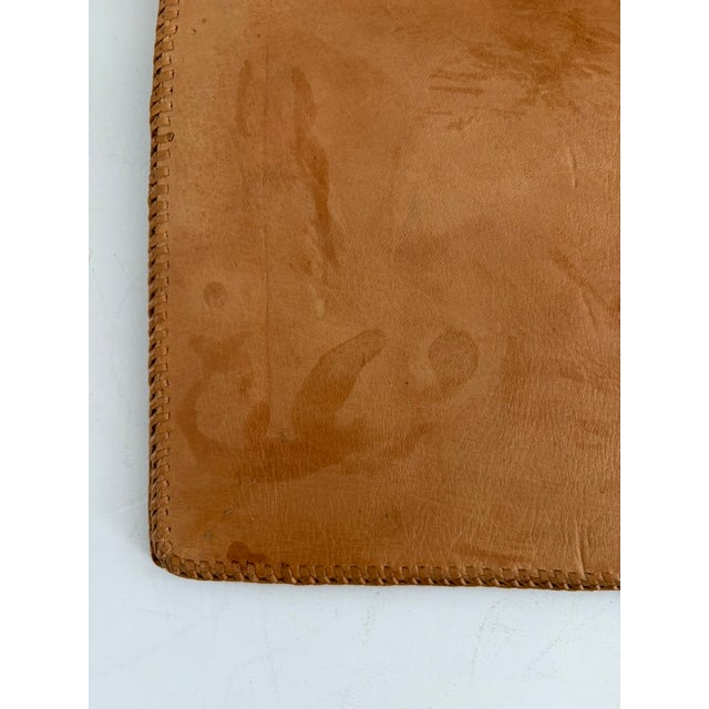 Auburn American Vegetable-Tanned Alligator Leather Portfolio – Belly Cut – Mid-Century Executive Case For Sale - Image 8 of 15