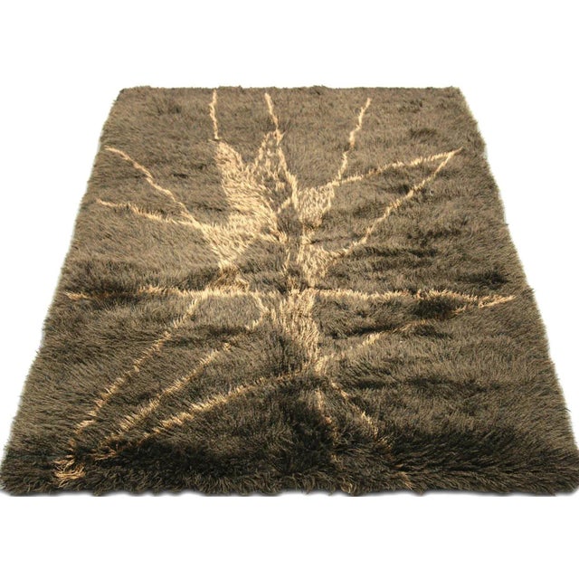 2000 - 2009 Contemporary Turkish Shag Rug For Sale - Image 5 of 6