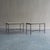 Minimalist Metal Side Tables with Plaster-Fiber Tops, 1960s, Set of 2 For Sale - Image 11 of 18