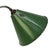 British green enamel and nickel plated brass desk light 2,5 meter black cotton flex, plug and switch Available with UK /...