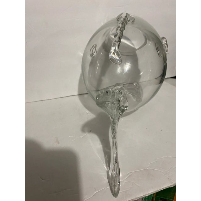 Mid-Century Modern Mid 20th Century Modern Glass Fish Bowl For Sale - Image 3 of 11