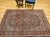 Vintage Persian Kashan Rug, Hand-Knotted Wool, Floral Pattern, Navy & Blue, 5x7 For Sale In Chicago - Image 6 of 17