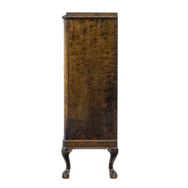 Mid-Century Swedish Burr Birch Fitted Cupboard, 1940s For Sale - Image 4 of 11