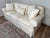 Transitional Vintage Custom Ivory Upholstered Sofa by Stickley For Sale - Image 3 of 9