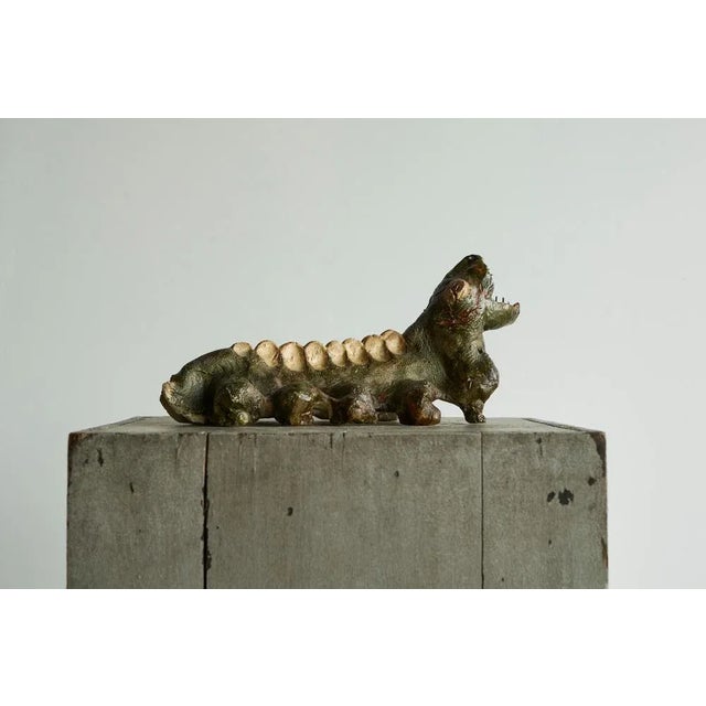 Mid-Century Studio Pottery Fantasy Creature in the style of Etie van Rees, 1950s For Sale - Image 6 of 10