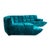 Fabric Corner Cloud 7 Sofa in Blue Turquoise from Bretz For Sale - Image 11 of 14