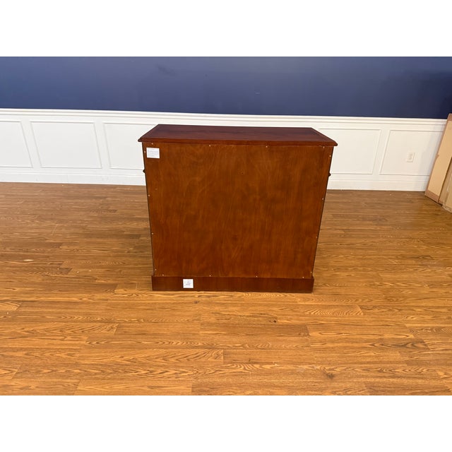 Traditional Mahogany Lateral File Cabinet by Leighton Hall - Showroom Sample For Sale - Image 14 of 15
