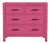 Bermuda Four-Drawer Chest - Bright Pink For Sale