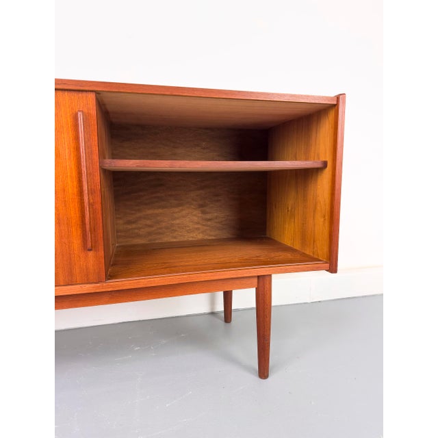 Vintage Sideboard in Teak with Drawers and Sliding Doors, 1960s For Sale - Image 10 of 18