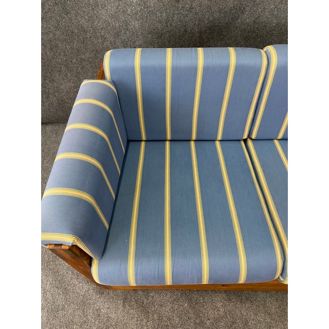 Late 20th Century Farmhouse Rustic This End Up Furniture Co. Solid Pine Sofa For Sale - Image 4 of 12