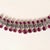 Vintage 38.91 Carats Ruby & 17.71 Carats Diamond Triple Row Necklace 14k Gold For Sale - Image 4 of 4