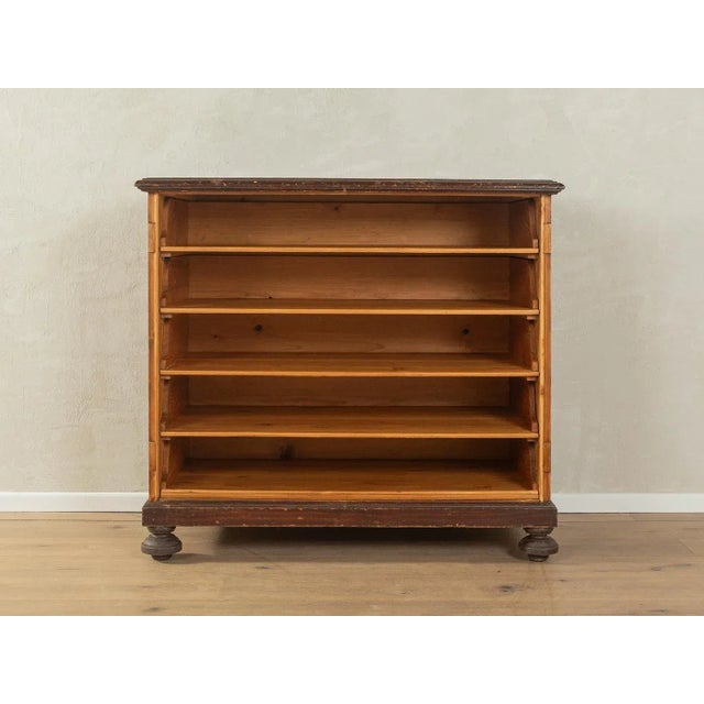 Brown Vintage Bookcase, 1920s For Sale - Image 8 of 8