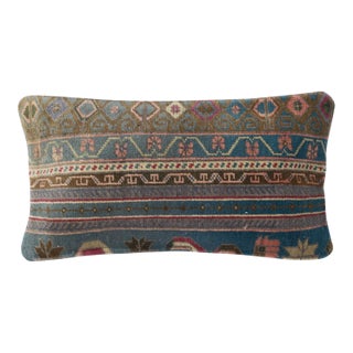 13"x24" Rustic Turkish Cushion Cover. Toss Pillow. Vintage Lumbar Pillow Cover For Sale